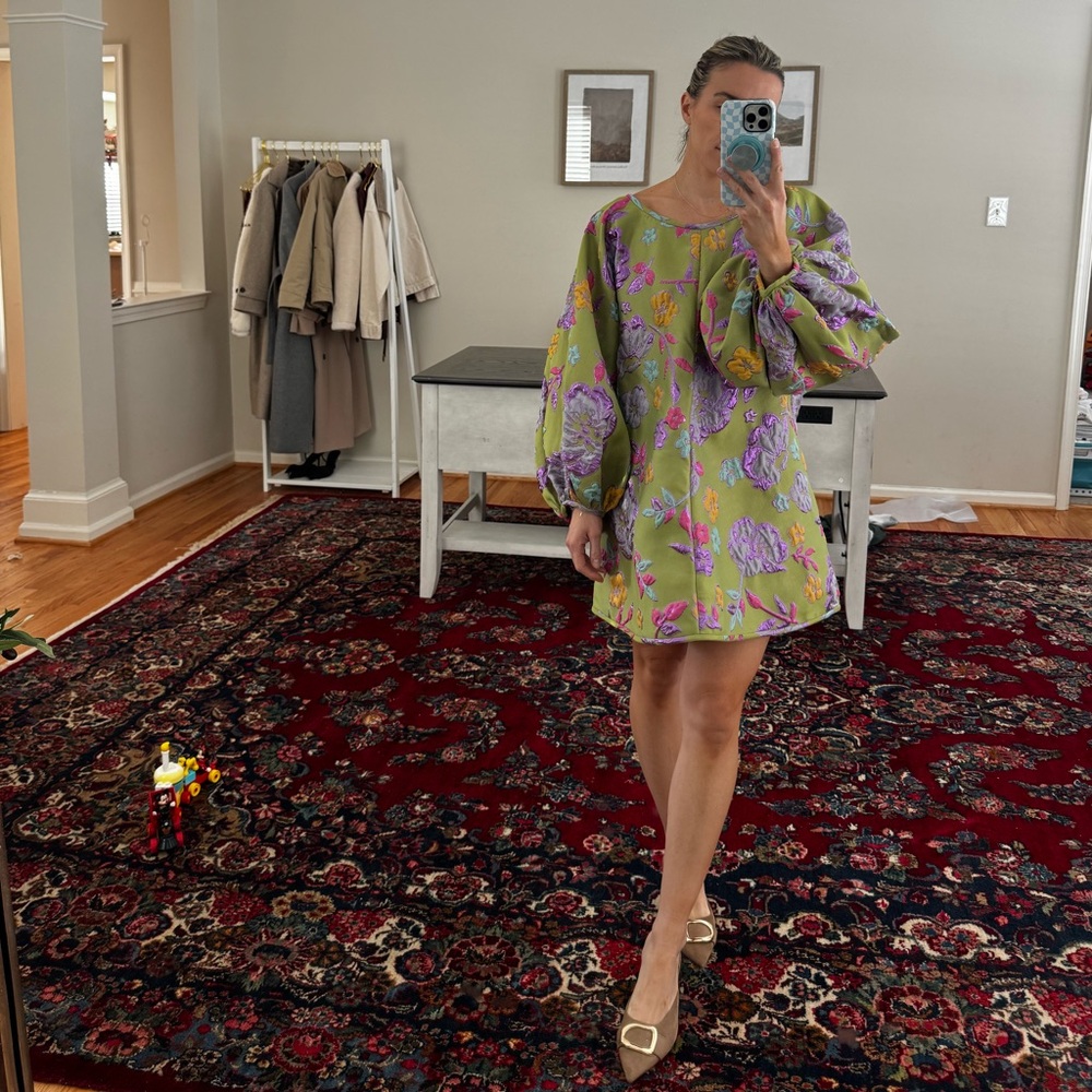 Floral Puff Sleeve Dress